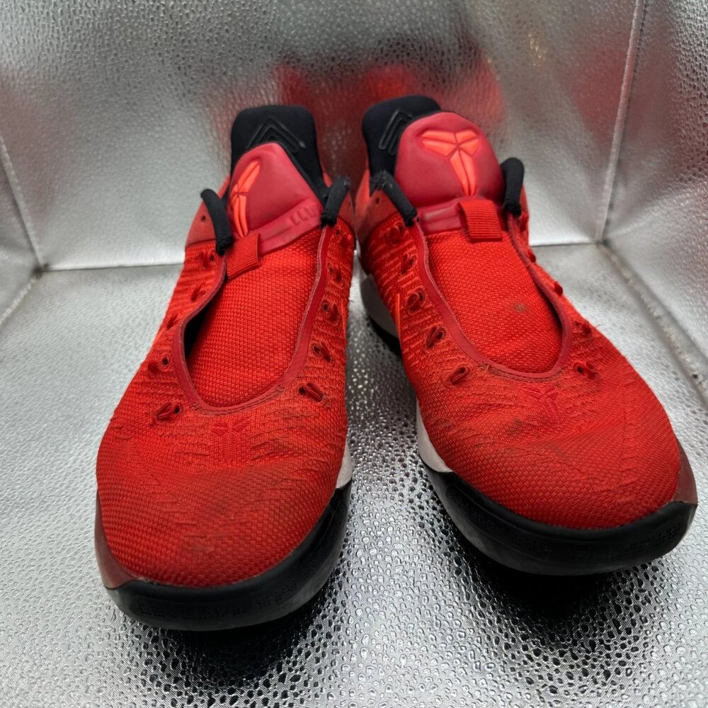Size 7 Nike Mens Kobe AD University Red Black Logo Basketball Shoes 852425-608 - Picture 6 of 12